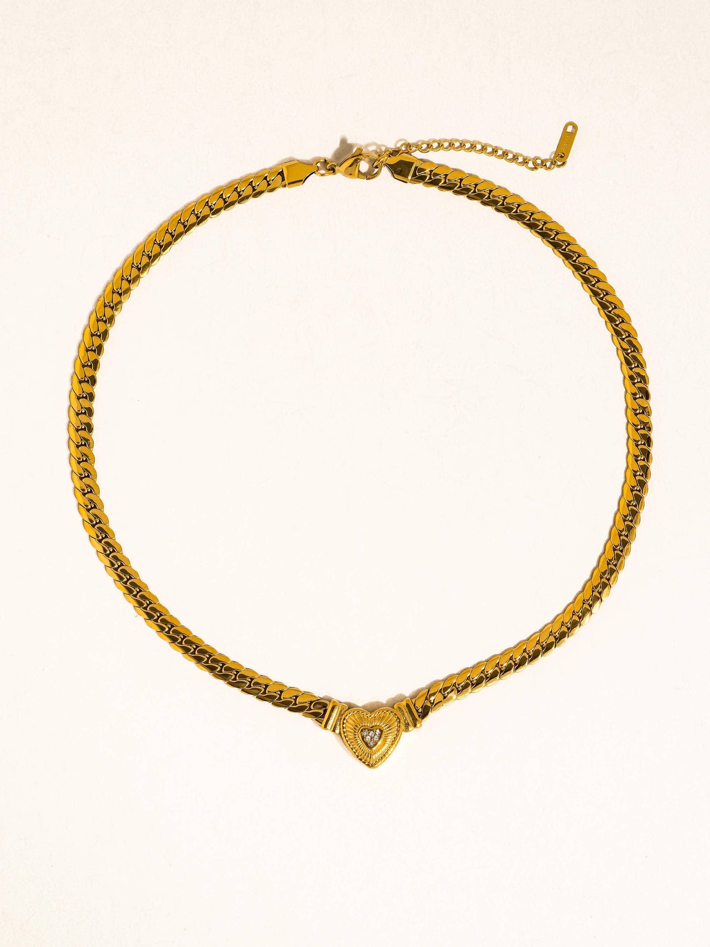 Heart Pendant Chain Necklace