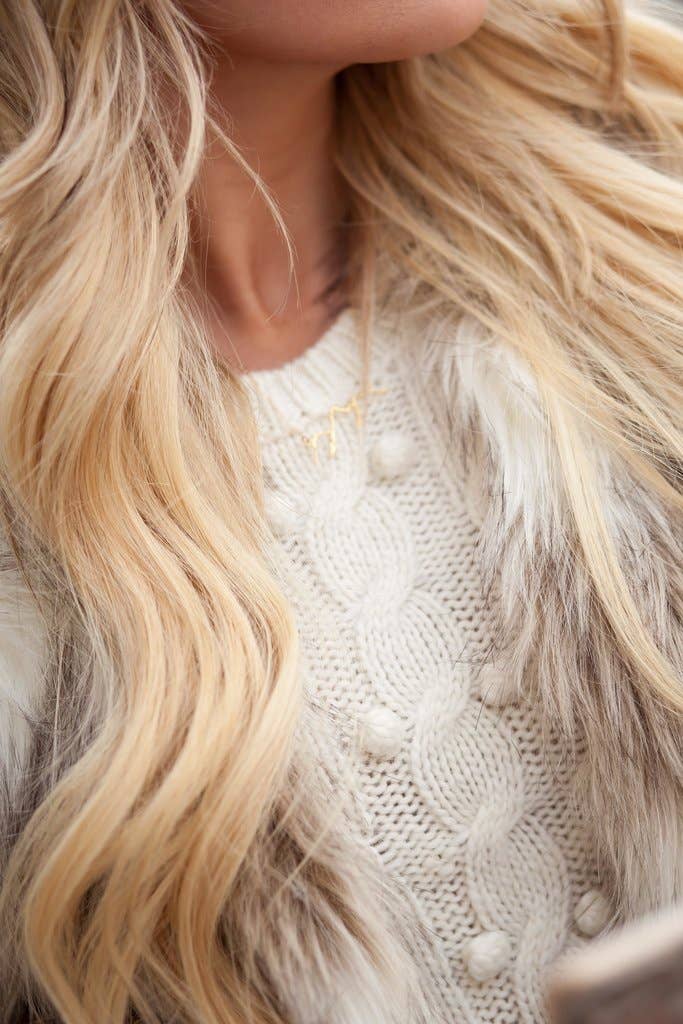 Silver Plate - Mountain Necklace