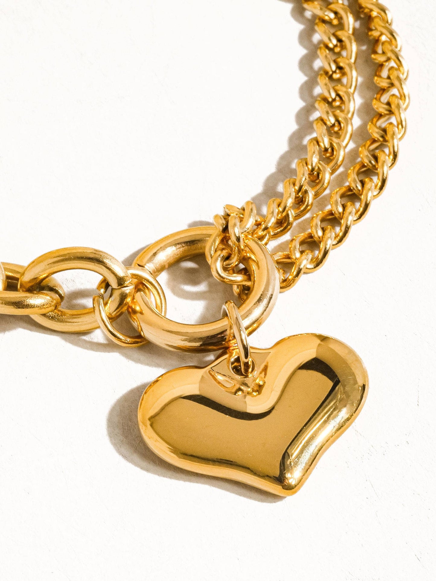 Heart Chain Bracelet