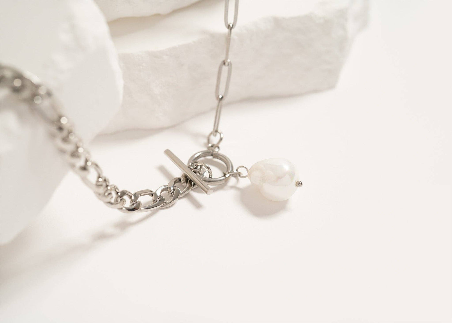 Freshwater Pearl Charm Necklace