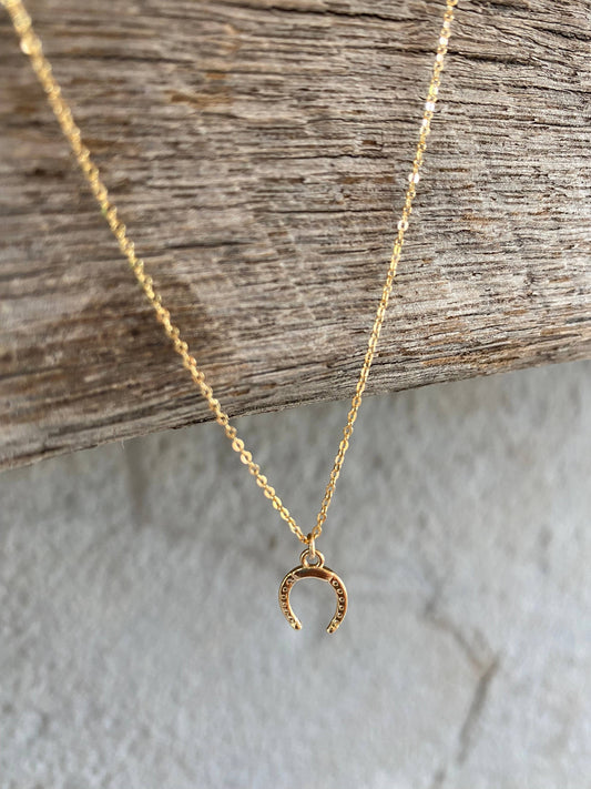 Petite Horseshoe Necklace