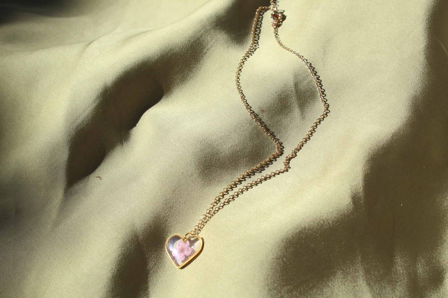 Blush Pink Gold Necklace