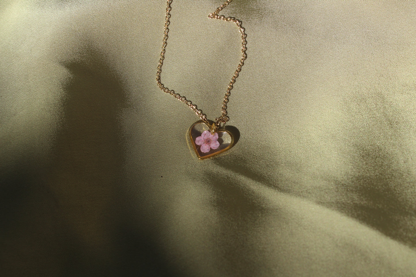 Blush Pink Gold Necklace