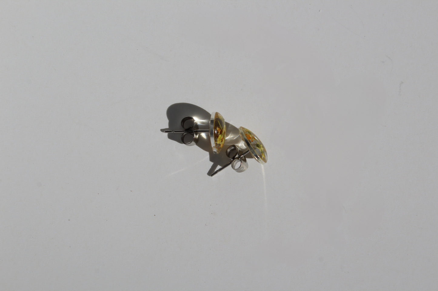 Golden Meadow Floral Stud Earrings