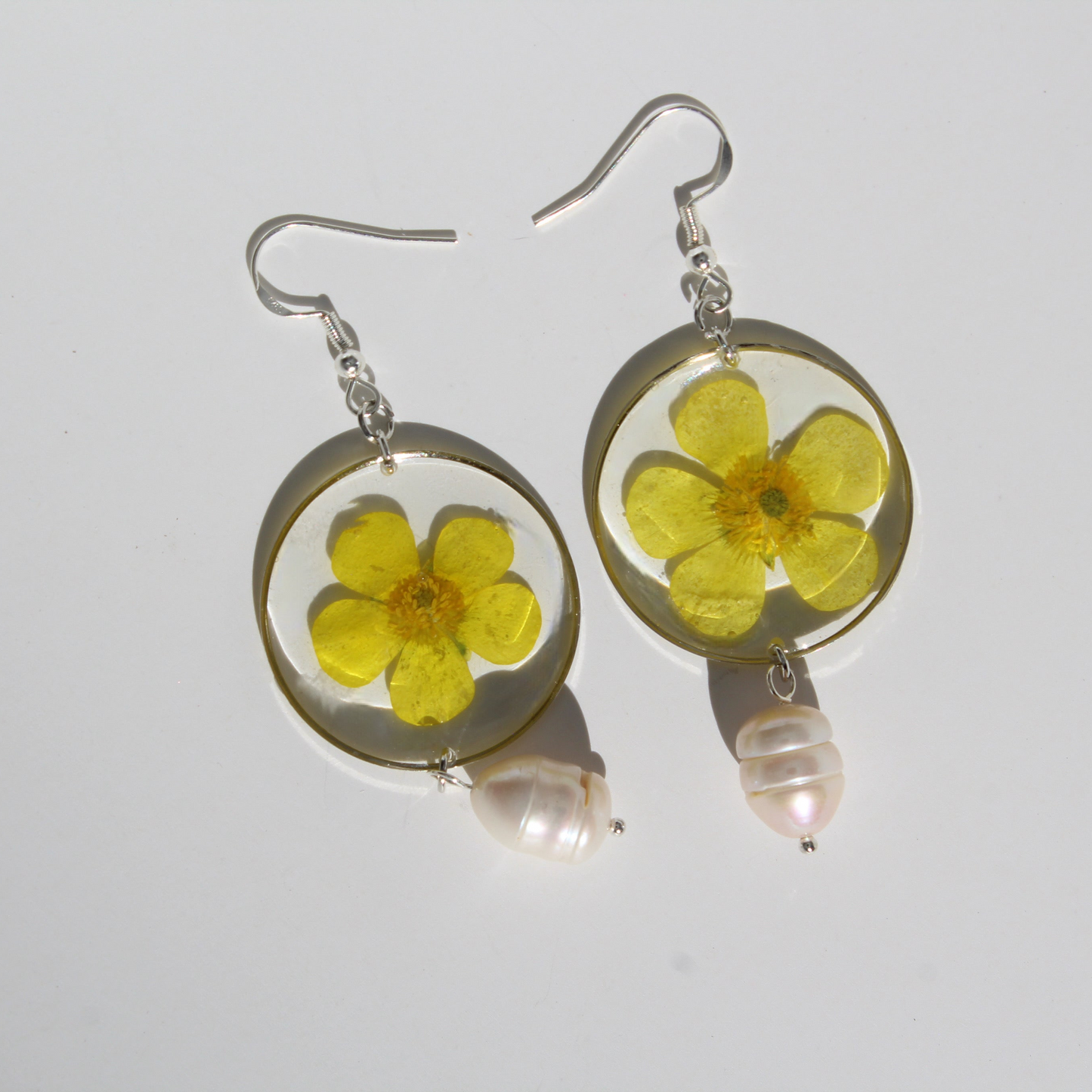Buttercup Bloom Pearl Earrings