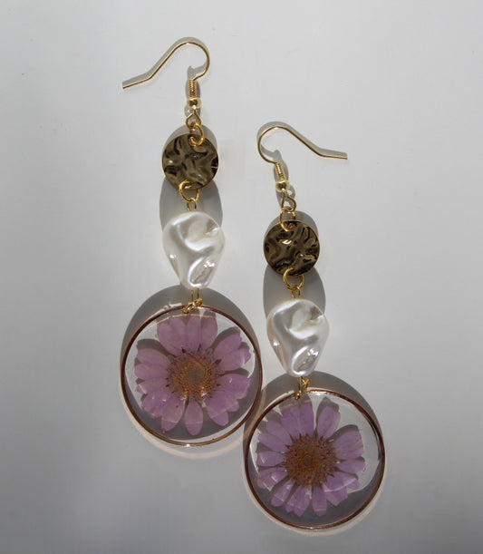 Daisy Pearls Earrings