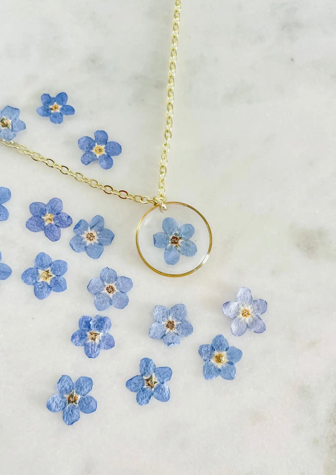 Forget Me Not Necklace