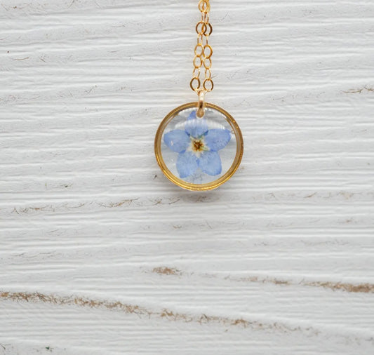 Forget Me Not Necklace