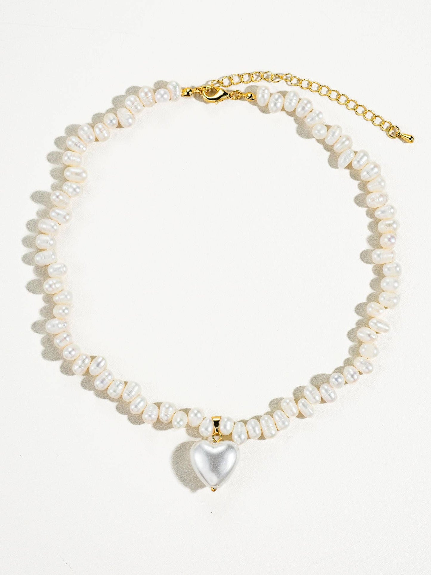Pearl Heart Choker