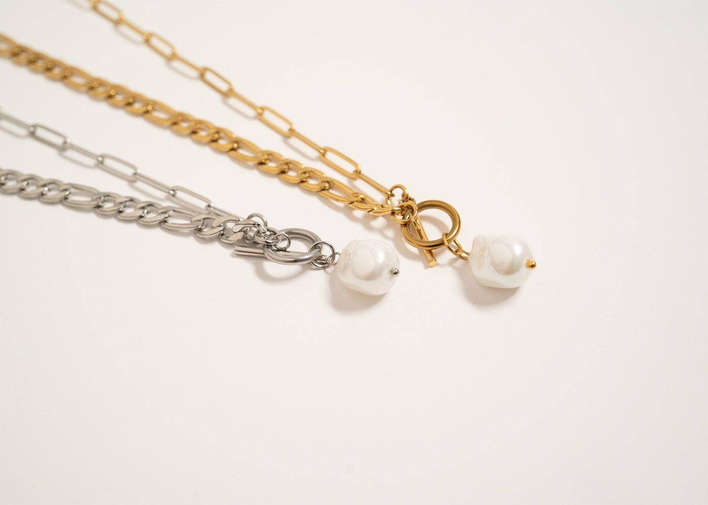 Freshwater Pearl Charm Necklace