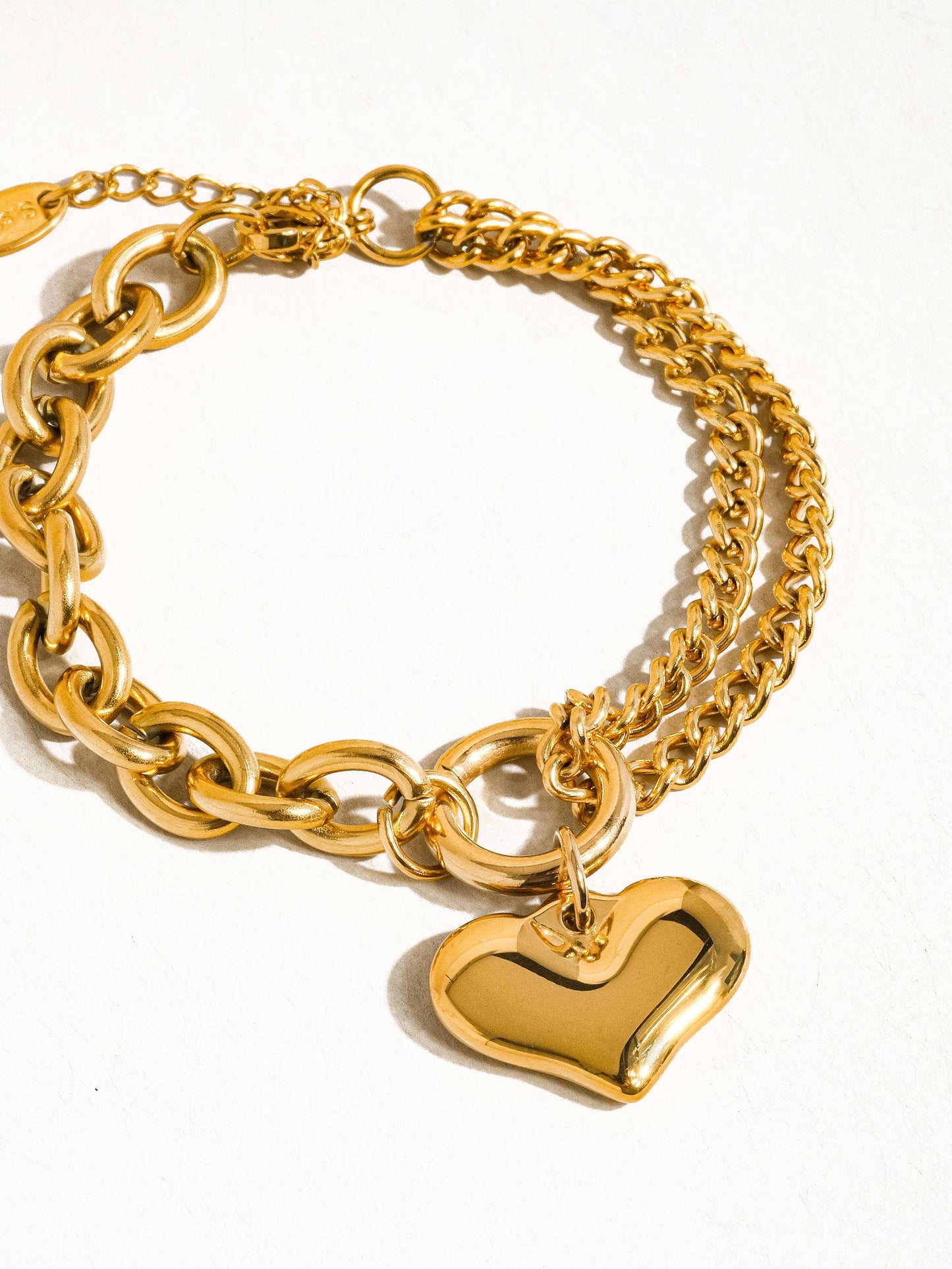 Heart Chain Bracelet