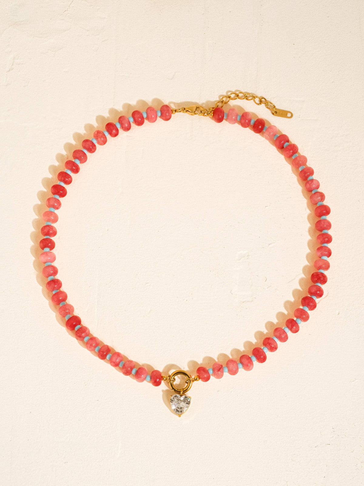 Boho Beaded CZ Necklace