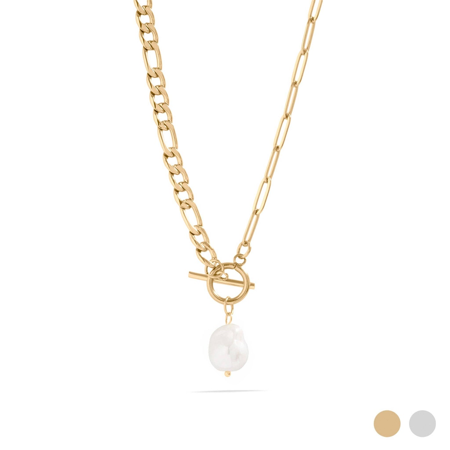 Freshwater Pearl Charm Necklace