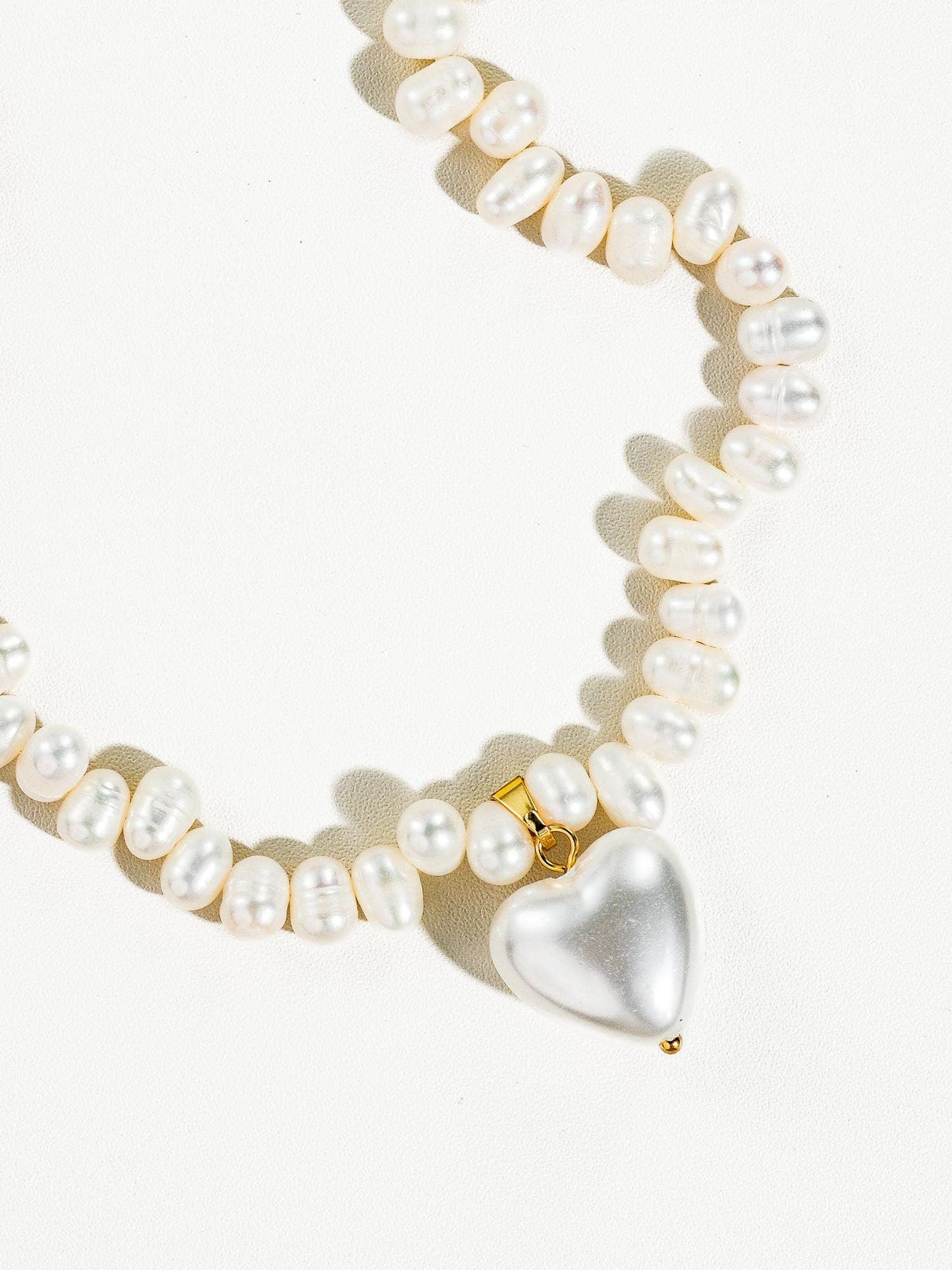 Pearl Heart Choker